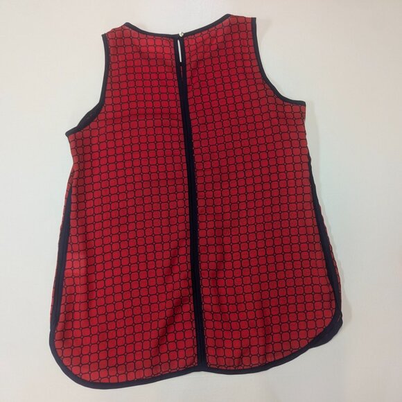 Liz Claiborne Size Small Tank in Red and Navy - Picture 6 of 11